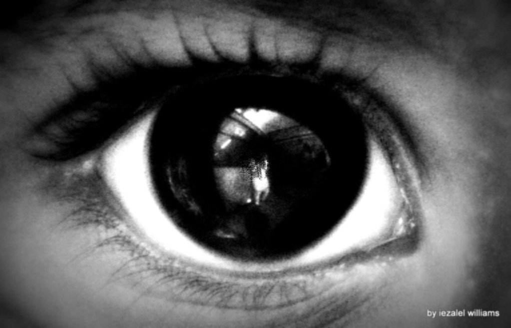 Child of Vision - Baby eye in Black and White IMG_1115-002