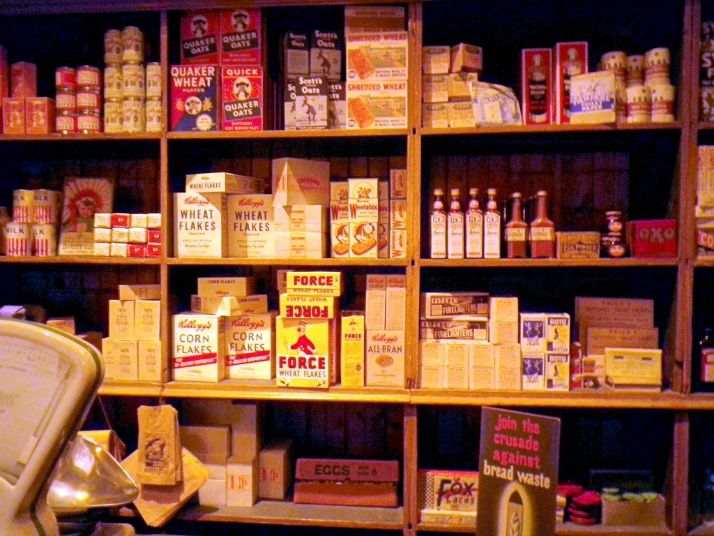 Rationed food, Imperial War Museum, Lambeth, London, UK.jpg