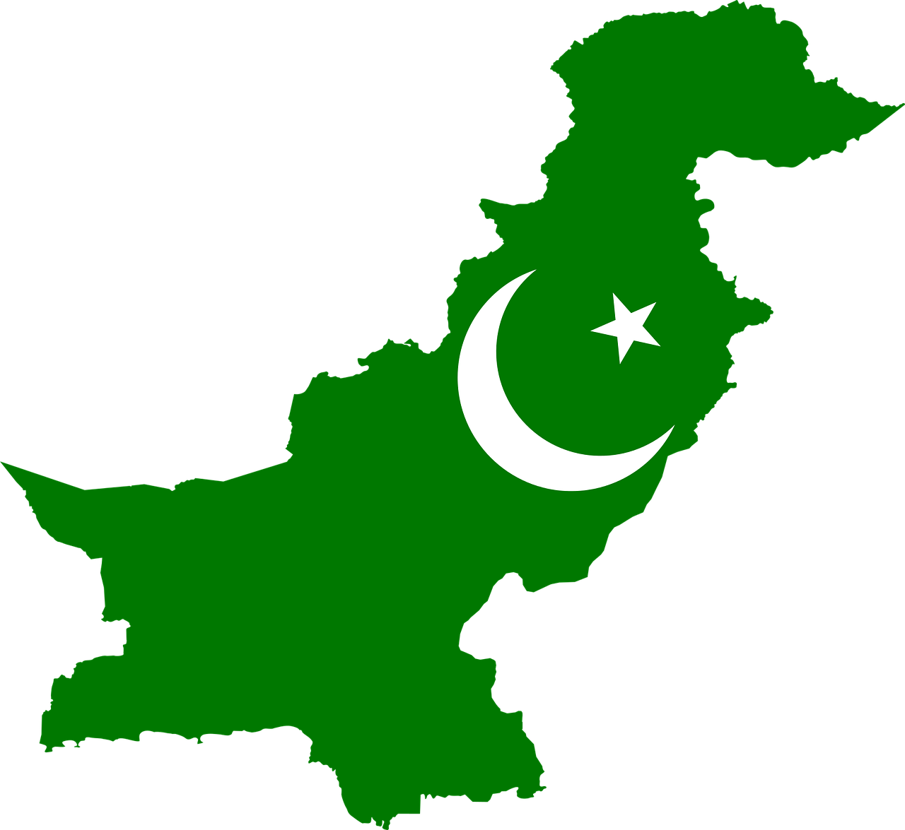 asia borders country flag map 1296989