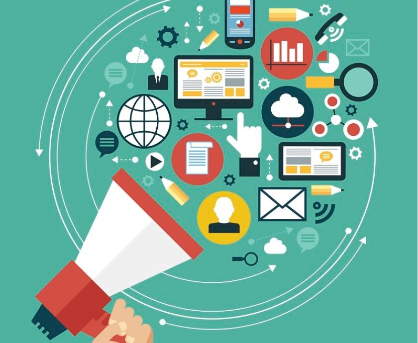 Digital marketing concept